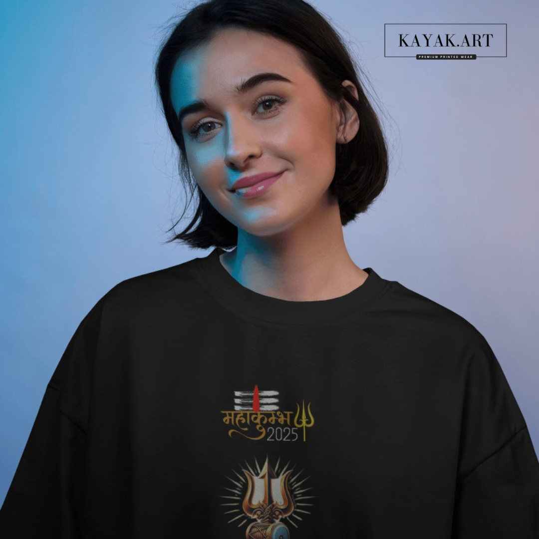 Exclusive Mahakumbh Print T-shirt Design