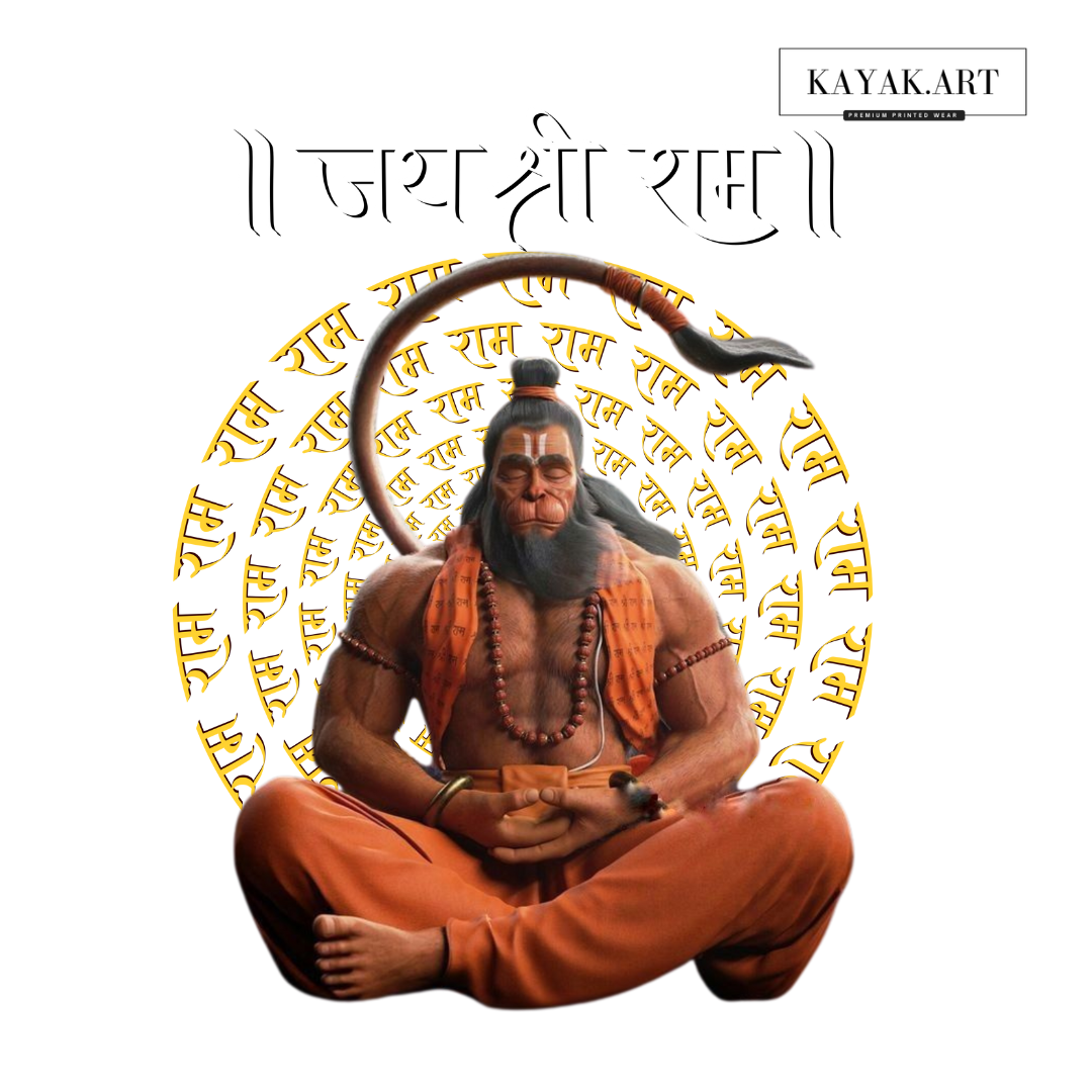 Jai Shree Ram Printed T-shirt Design