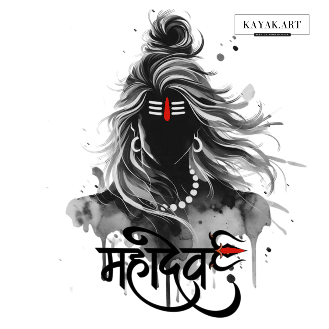 Lord Shiva Mahadev Printed Tshirt Design
