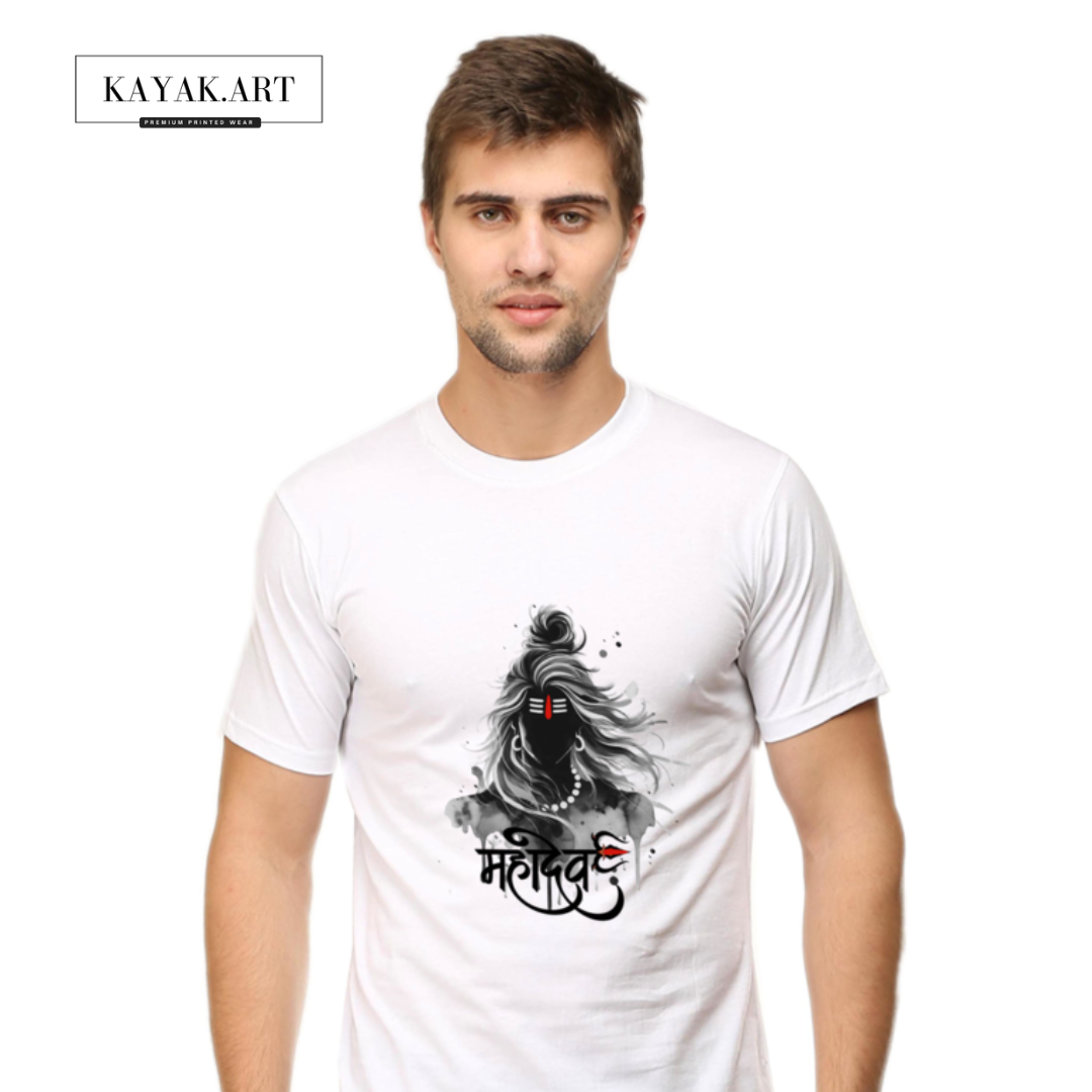 Lord Shiva Mahadev Printed Tshirt Design