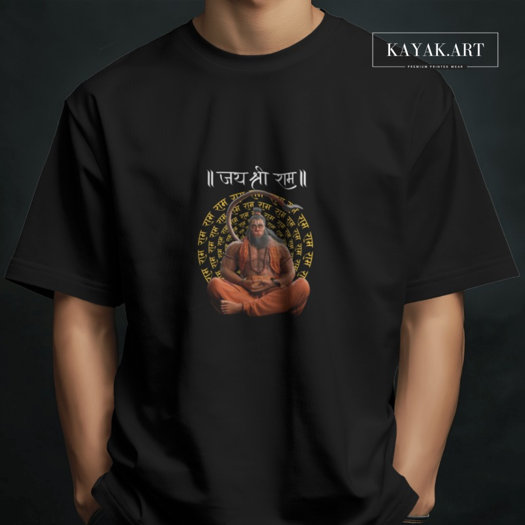 Jai Shree Ram Printed T-shirt Design