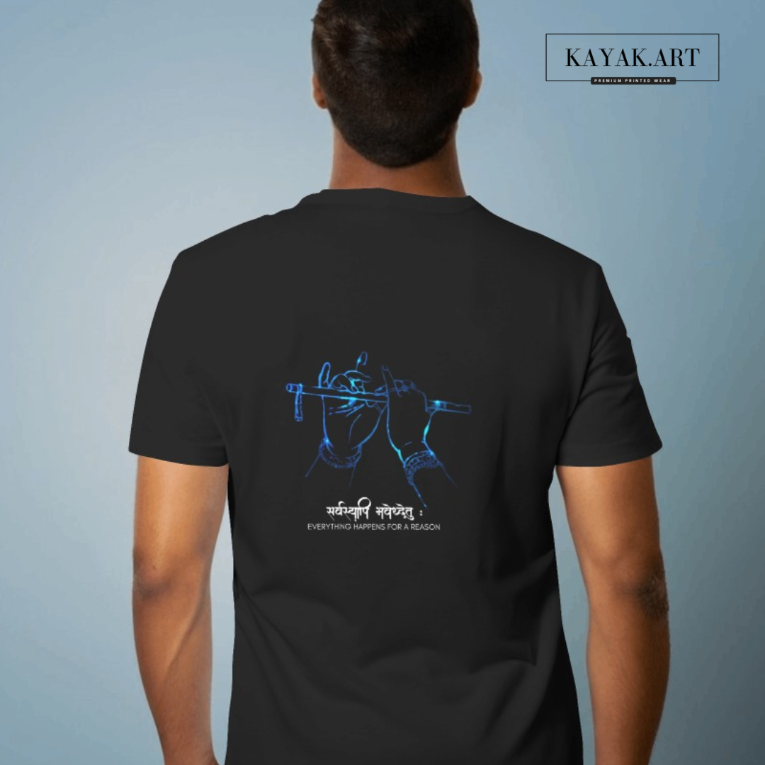 Spiritual Printed Tshirts Lord Krishna