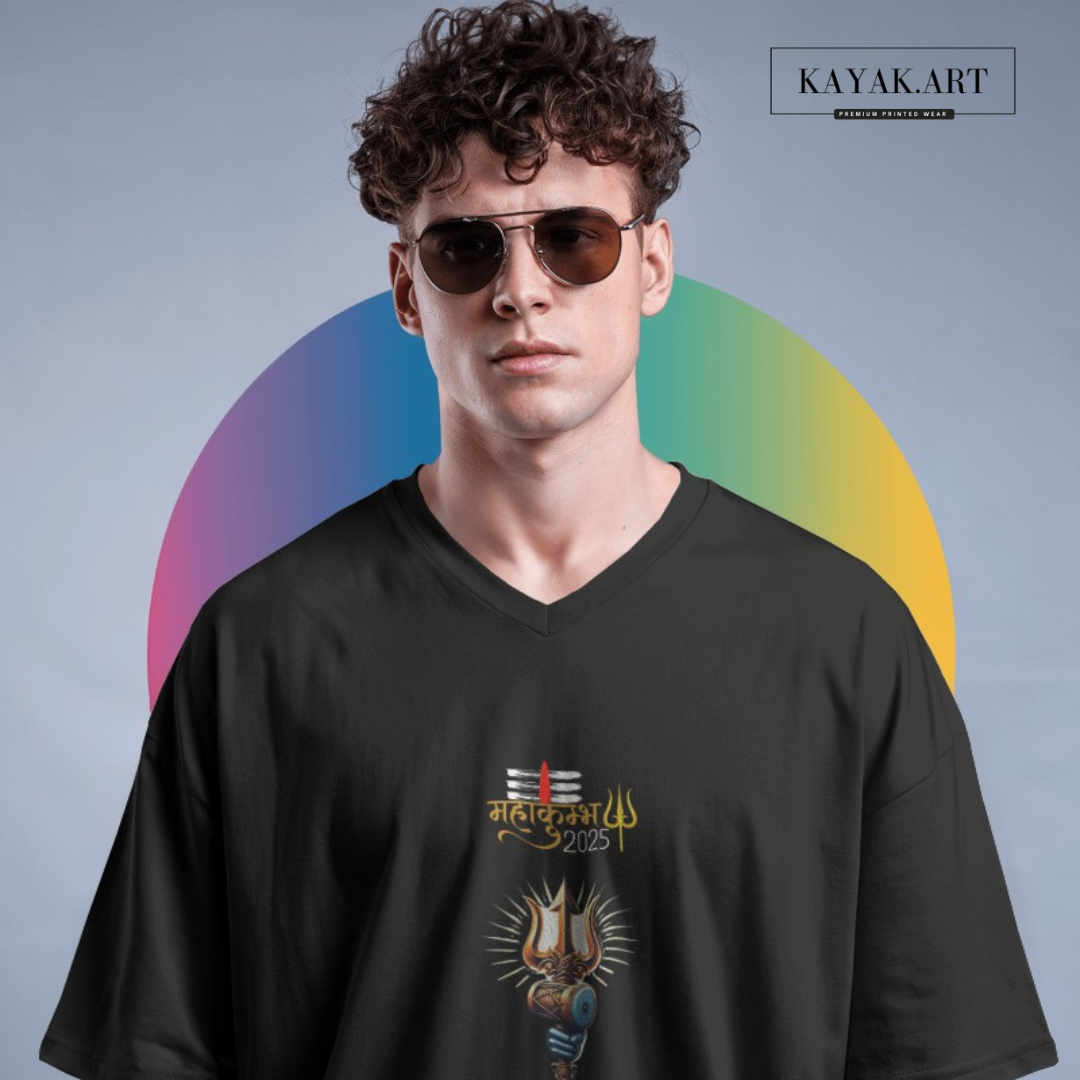 Exclusive Mahakumbh Print T-shirt Design