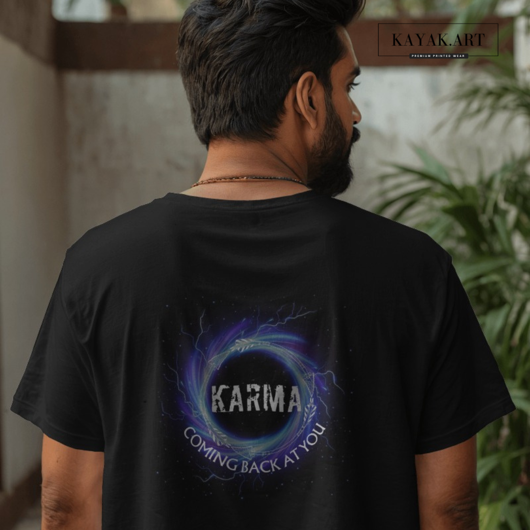 Karma Printed Tshirts for Men and Women